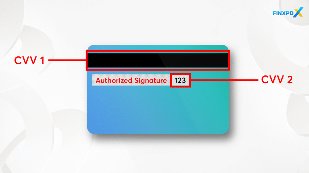 Visual representation featuring CVV1 and CVV2 codes together for easy identification and analysis.