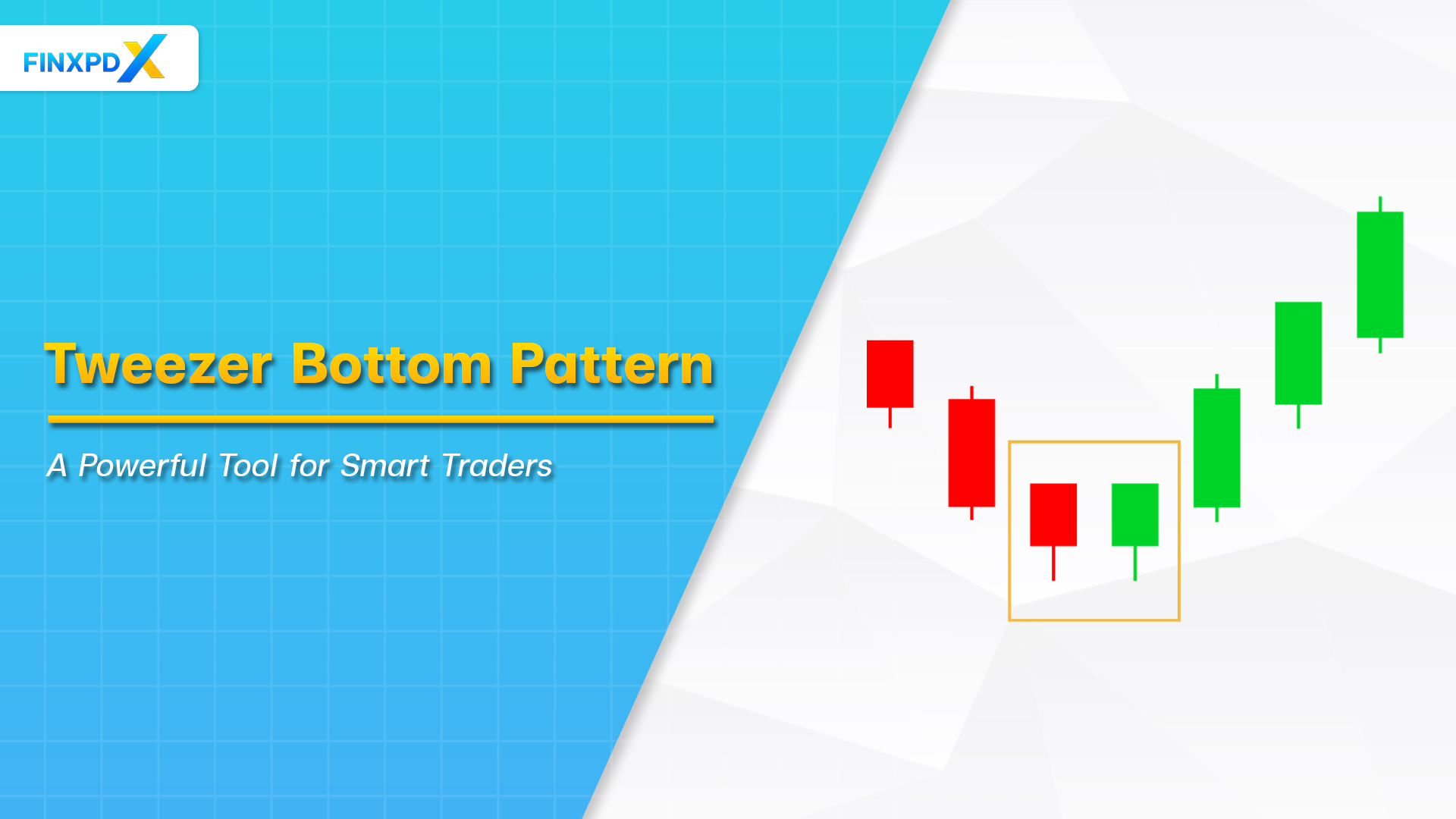 An artistic representation of the Tweezer bottom pattern, emphasizing its intricate design elements and vibrant color palette.